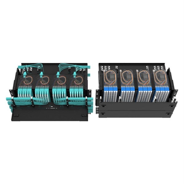 Distribution box wiring in and out
