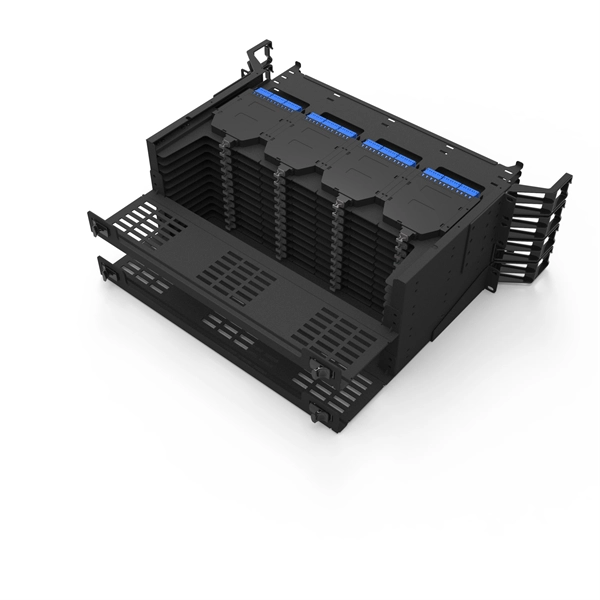 Does the fiber optic cable need to be terminated before reaching the terminal box 