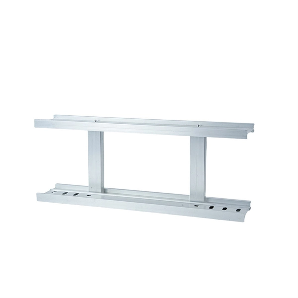 Inwardly rolled edge cable tray with serrated edge